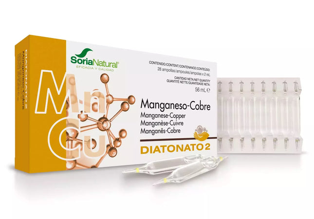 Soria Diatonato 2 Manganas-Vario 28 ampulių X 2ml