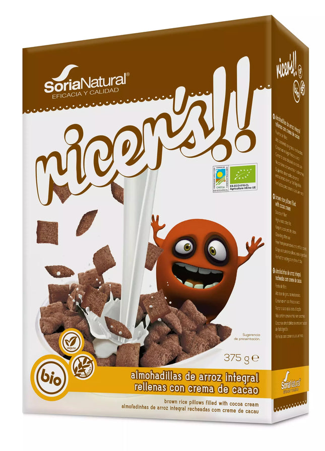 Alecosor Ryžių pagalvėlės su šokoladu 375g