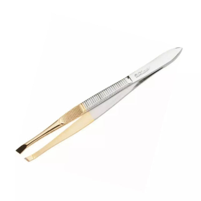 Eurostil Auksinių galiukų depiliacinės pincetės 8cm 1vnt