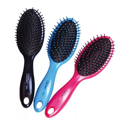 Eurostil Raudonasis apvalus plastmasinis šepetys 1 vnt.