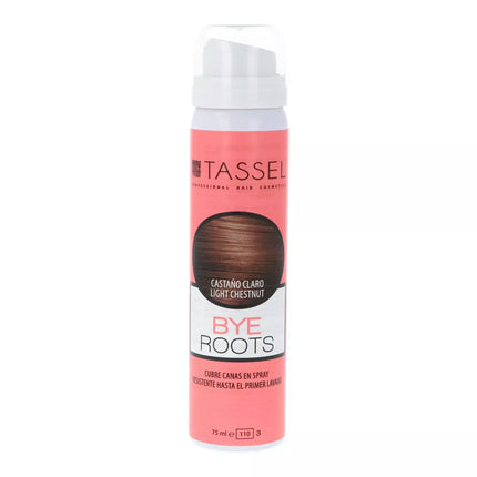 Eurostil Tassel Bye Roots Cubre Canas En Spray Castaño Claro 75ml