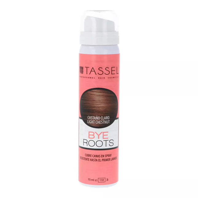 Eurostil Tassel Bye Roots Cubre Canas En Spray Castaño Claro 75ml