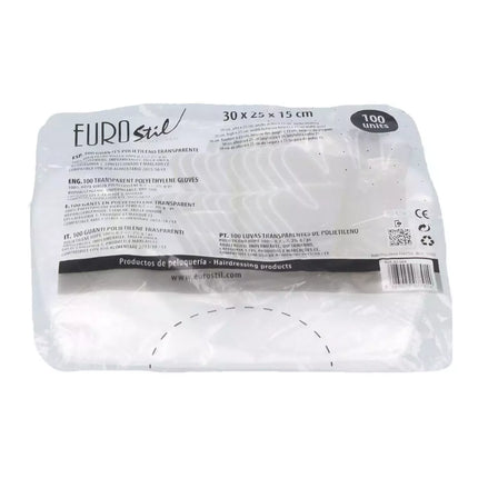 Eurostil Skaidrios Vienkartinės Pirštinės Maišelis 100vnt