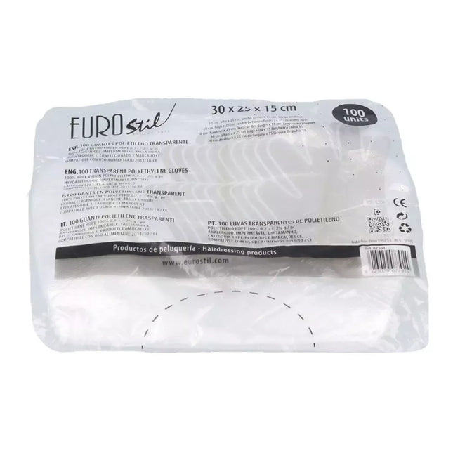 Eurostil Skaidrios Vienkartinės Pirštinės Maišelis 100vnt