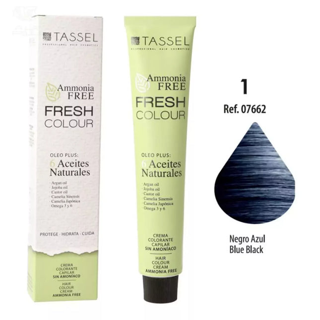 Eurostil Fresh Colour Kremas Dažai Be Amoniako Juodi Juodi 1vnt