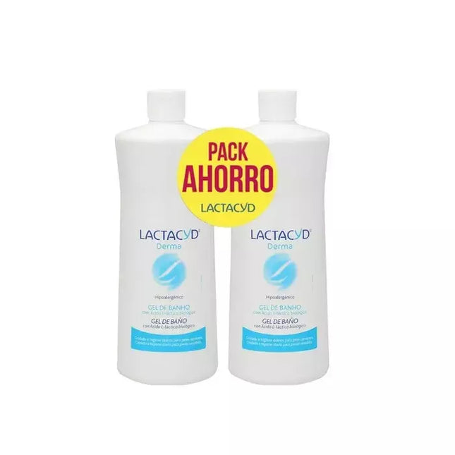Lactacyd Derma Prauskinis gelis 2x1000 ml