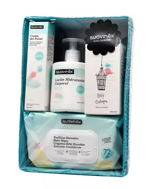 Mėlynas Suavinex naujagimio krepšelis