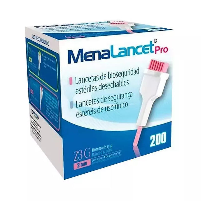 Menarini Menalancet Pro 23g 200 Lancetų