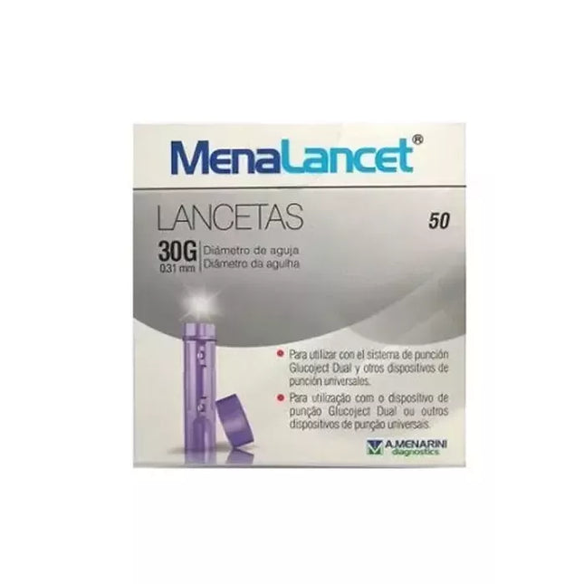 Menalancet 30g 50 Lancetų