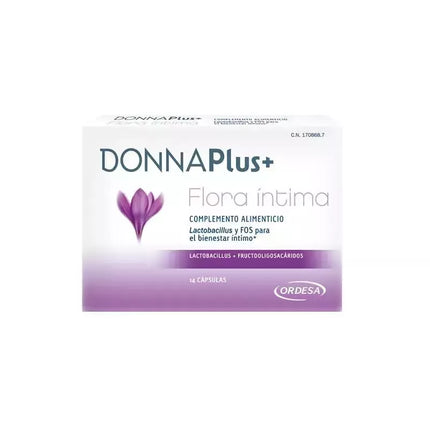 Maisto papildas Donna Plus Flora Intima Plus 14 kapsulių