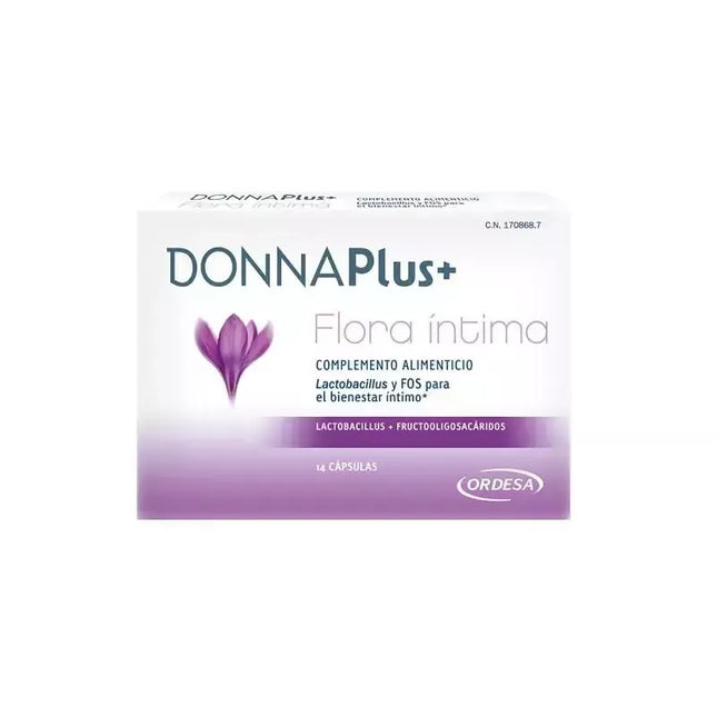 Maisto papildas Donna Plus Flora Intima Plus 14 kapsulių