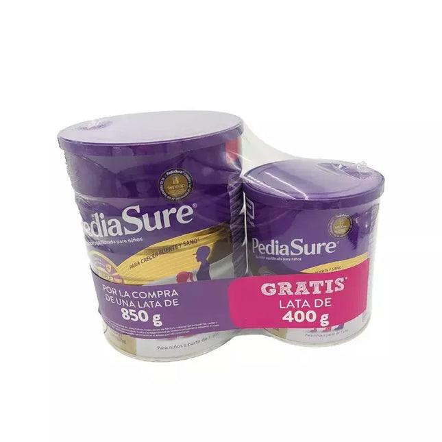 Pediasure Vanilinis 850g+Pediasure Vanilinis 400g