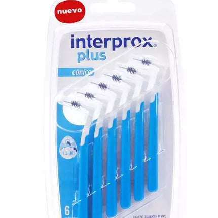 Interprox Plus Conico 6 Interproximalinių šepetėlių