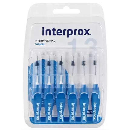 Interprox 1.3 Kūginis tarpdančių šepetėlis 6 vnt.