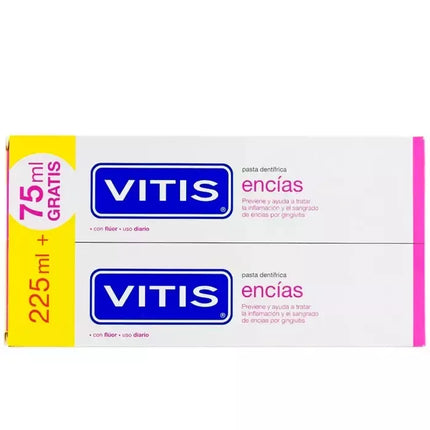 Vitis Dantizuoklinės Dantenų Pastos 2x150ml
