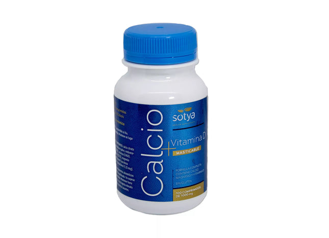 Sotya Calcio D 3 100 kramtojamųjų tablečių