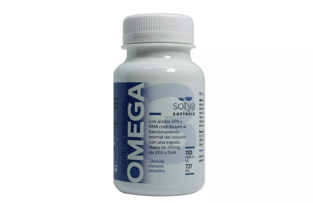 Sotya Žuvų taukų Omega 3 721 mg 110 perlų
