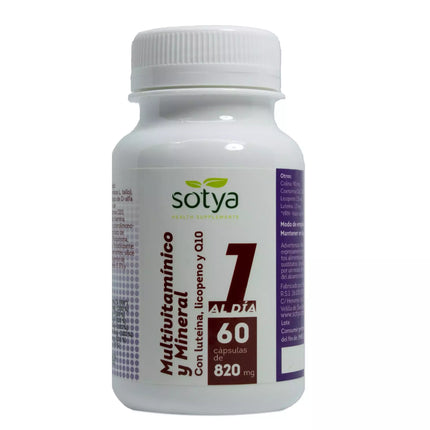 Sotya Multivitaminų ir mineralų kompleksas 820mg 60 kaps.