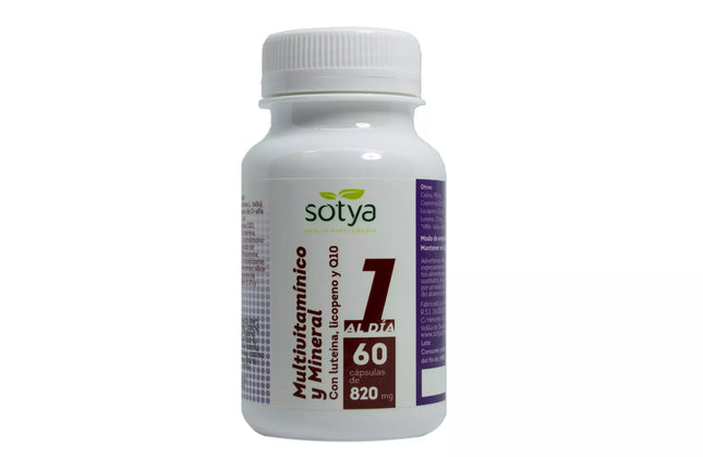Sotya Multivitaminų ir mineralų kompleksas 820mg 60 kaps.