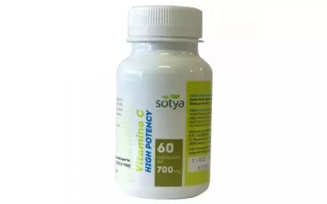 Sotya Vitamino C didelės stiprybės 60 kapsulių 700mg