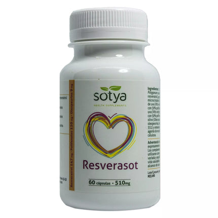 Sotya Resveratol 510 mg 60 kapsulių