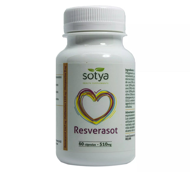 Sotya Resveratol 510 mg 60 kapsulių