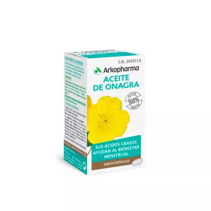 Arkopharma sėmenų aliejus (evening primrose oil) 100 kapsuli