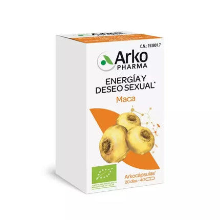 Arkopharma Arkocápsulas Maca 40 Kapsulių