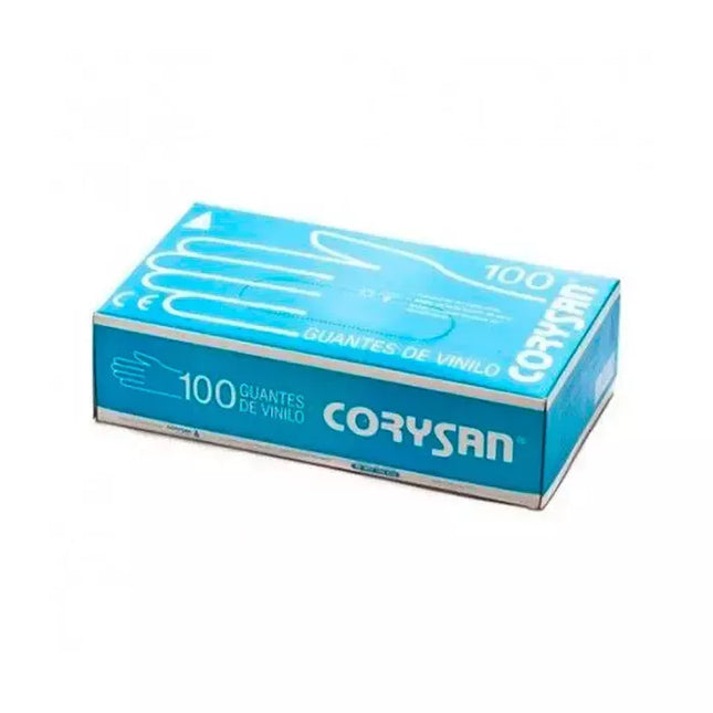 Corysan vinilinės pirštinės, L dydis, 100 vnt.