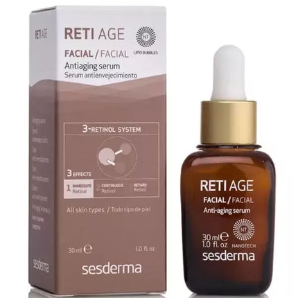 Sesderma Reti Age Veido Senėjimo Priešraukšlinis Serumas 30ml