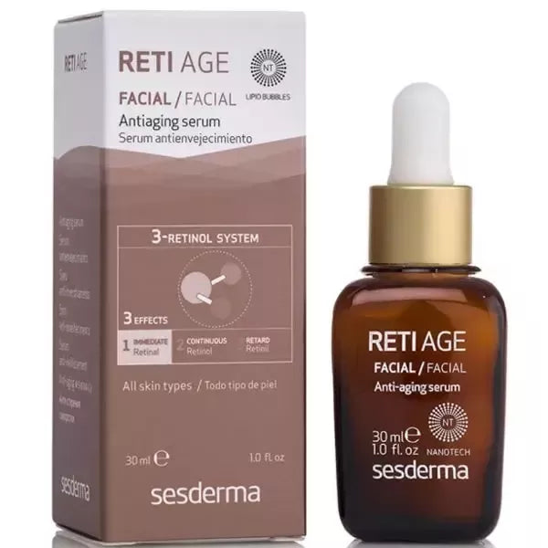Sesderma Reti Age Veido Senėjimo Priešraukšlinis Serumas 30ml