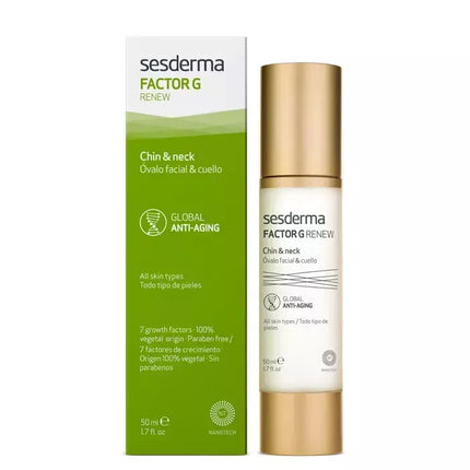 Sesderma Factor g veido ir kaklo kremas atnaujinimui 50ml