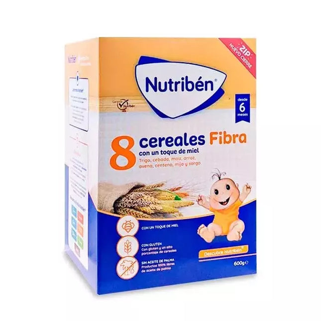 Nutribén 8 grūdų ir medaus pluoštas 600g