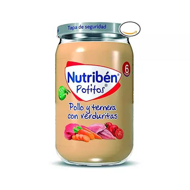 Nutribén Vištienos, jautienos ir daržovių 235g
