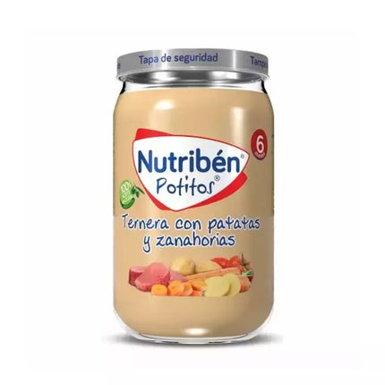 Nutribén Jautienos, bulvių ir morkų troškinys 235g