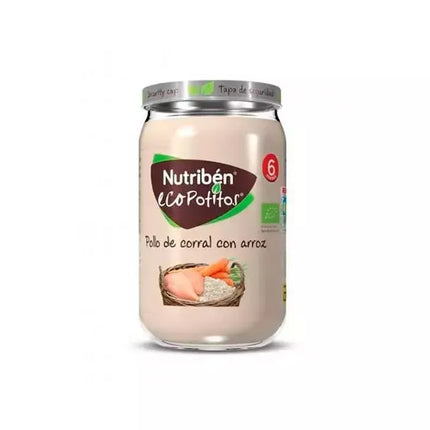 Nutribén Ecopotito Laisvosios Vištienos su Ryžiais 235g