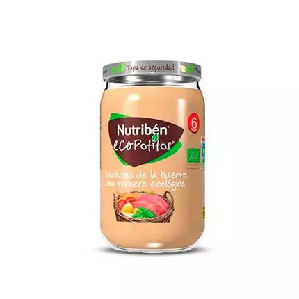 Nutribén Ekologiškų daržovių ir jautienos troškinys 235g