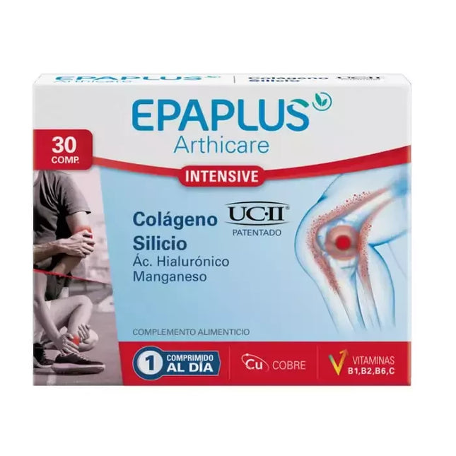 Epaplus Kolagenas UC-II Silicis Hialurono rūgštis ir magnis 30 tablečių