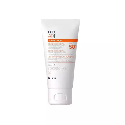 Leti At4  Apsauginis veido kremas SPF50+ 50ml