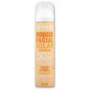 Agrado Saulės putos veidui Spf50 75ml