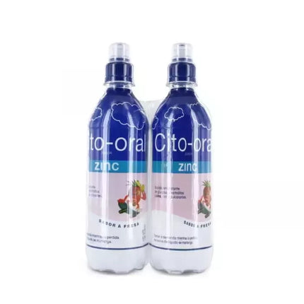 Cito-Oral Cito Oral Cinko Junior Braškių skonio 2x 500ml