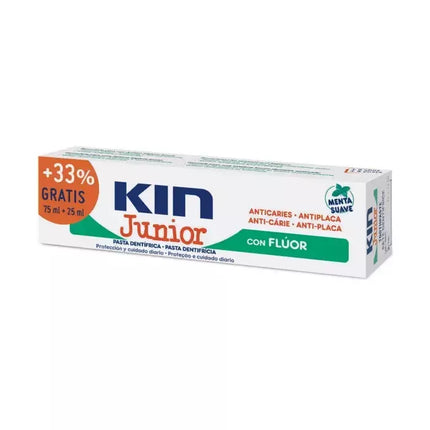 Kin Junior Mint Dantų pasta 75ml+25ml