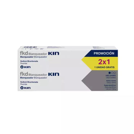 Balinamoji dantų pasta KIN Fkd 2x125ml