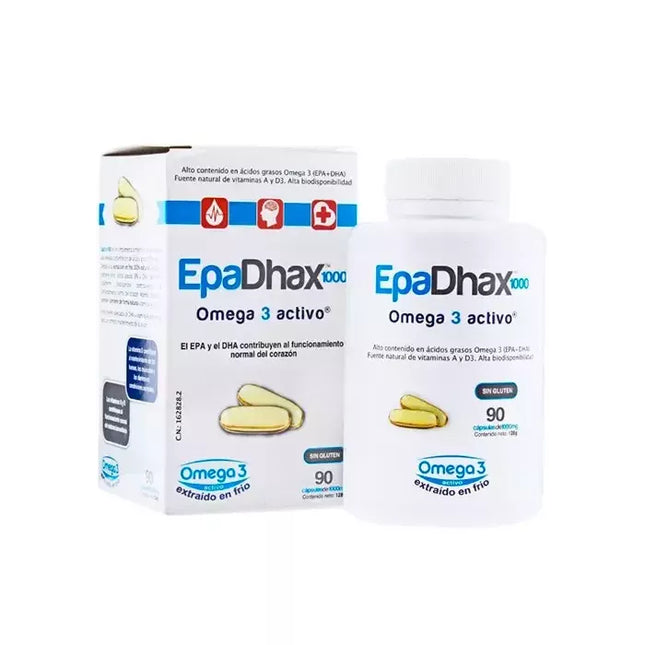 Epadhax Omega 3 Aktyvusis 1000 mg 90 kapsulių