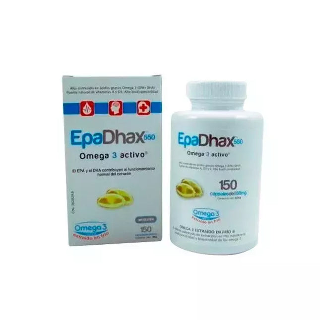 Epadhax Omega 3 Active 550mg 150 Kaps.