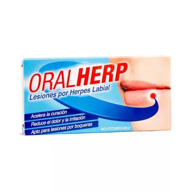 Oralherp skaidri krema nuo pūslelinės 6ml