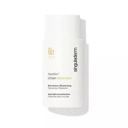 Singuladerm XpertSun Urban Advanced SPF50+ sodrios tekstūros kremas, 50 ml