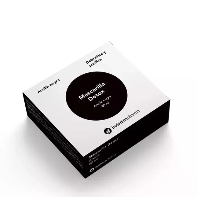 Botanicapharma Juodas molio detoksikuojamasis kaukė 80ml