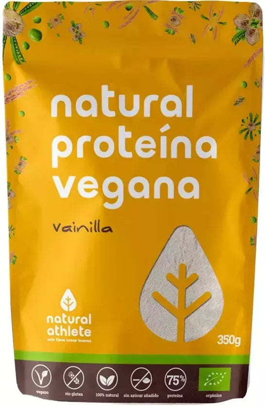 NATURAL ATHLETE Vegan Protein Vanilla Bio 350g
