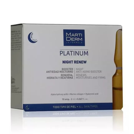 Martiderm Platinum Naktinis atnaujinimas 10x2ml ampulės